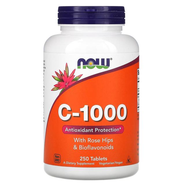 NOW Foods, C-1000, With Rose Hips and Bioflavonoids, 250 Tablets on Productcaster.