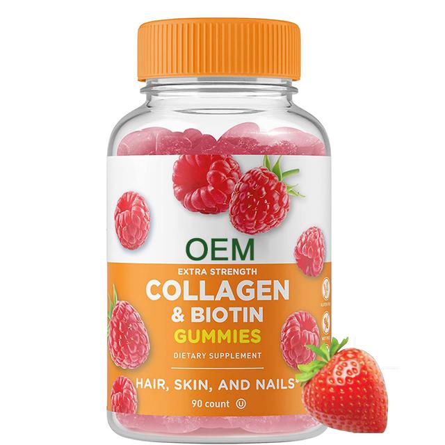 1 Pack Collagen Peptides 100 Mg With Vitamin C - Delicious Natural Flavored Gummy Supplement - Gluten Free - For Joints, Hair Growth, Skin & Nails ... on Productcaster.