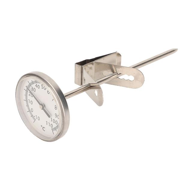 Probe Oven Thermometer Large Dial Design Stainless Steel Probe Food Thermometer with Detachable Clamp on Productcaster.