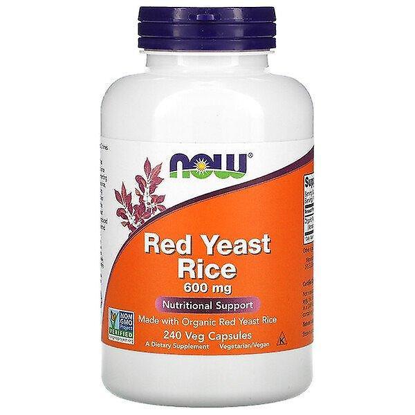 Now Foods, Red Yeast Rice, 600 mg, 240 Veg Capsules on Productcaster.