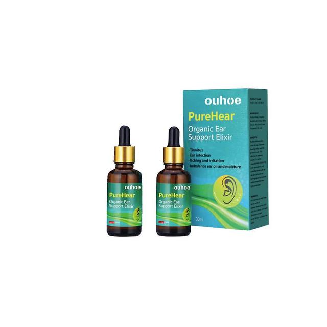 1-5Pcs 30ml Purehear Organic Ear Support Elixir, Natural Products Organic Ear Oil 2Pcs on Productcaster.