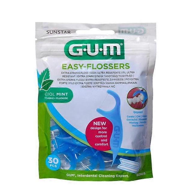 Gum Sunstar easy flossers cool mint vit-e fluor 30 units on Productcaster.