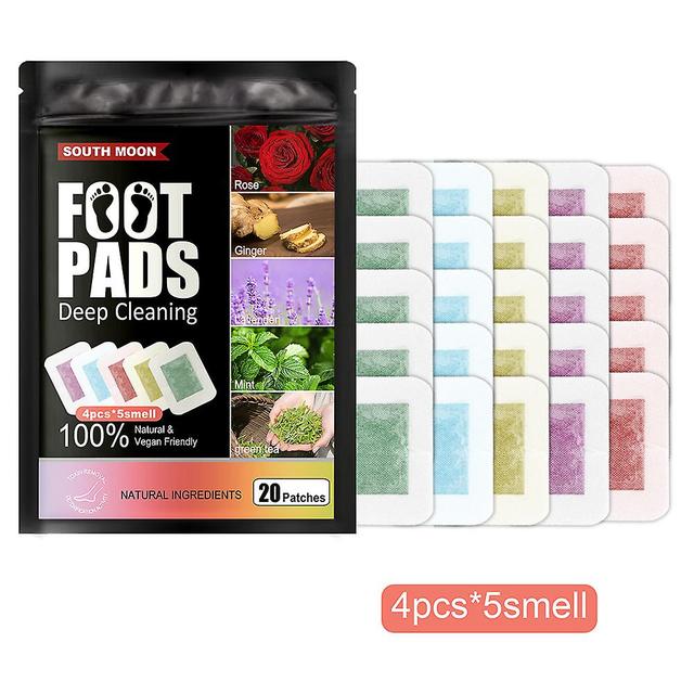 Duqi 20pcs / pack Detox Herbal Foot Patches Natural Mix Almohadillas adhesivas mejorar la limpieza de toxinas del sueño Mezcla on Productcaster.