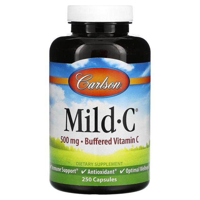 Carlson, Mild-C, 500 mg, 250 kapselia on Productcaster.