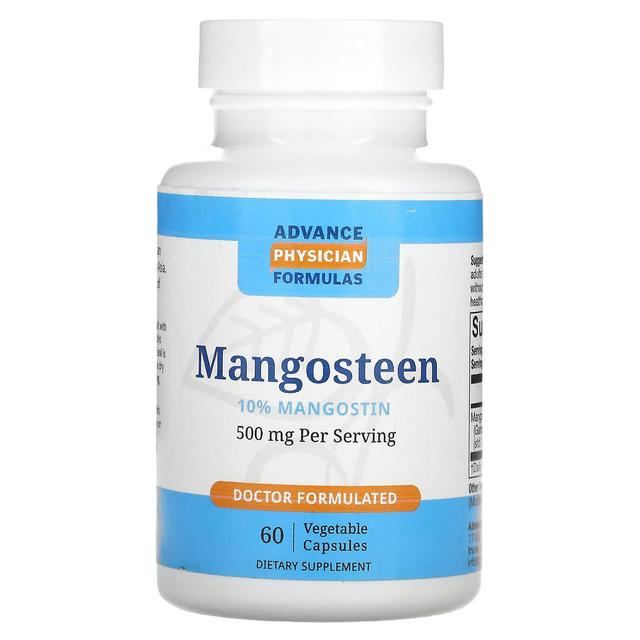 Advance Physician Formulas, In Advance Physician Formulas, Inc., Mangosteen, 500 mg, 60 Vegetable Capsules on Productcaster.