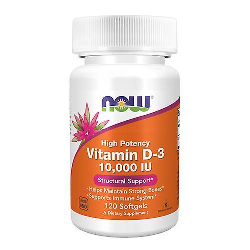 Now Foods Vitamin D3,10,000 IE,120 Softgels (4er Packung) on Productcaster.