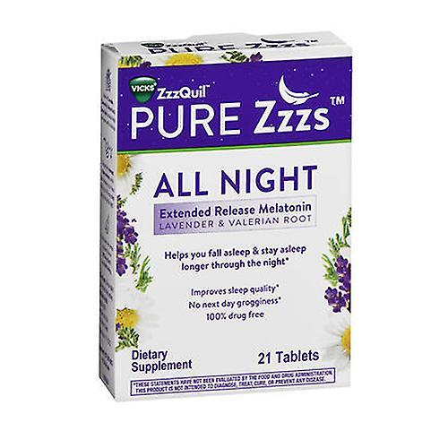 Zzzquil Pure Zzzs Toute la nuit, 21 tabs (Pack de 1) on Productcaster.