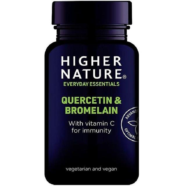 Higher Nature Höhere Natur Quercetin & Bromelain Gemüsetabletten 60 (QUE060) on Productcaster.