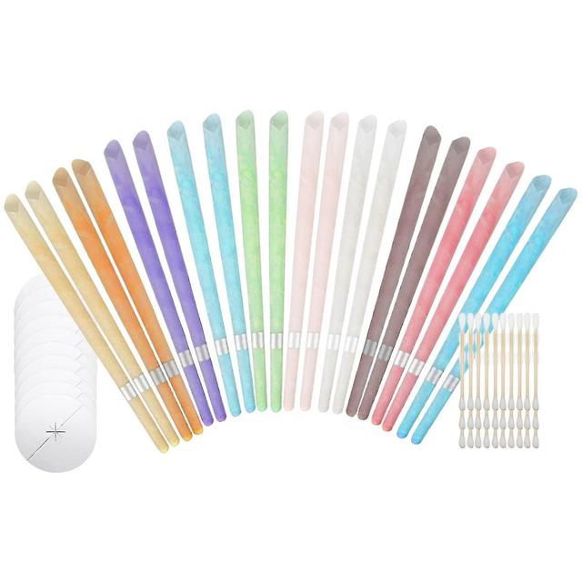 20 X Soft Scented Ear Candles With Different Fragrance Extracts, Various Colours on Productcaster.