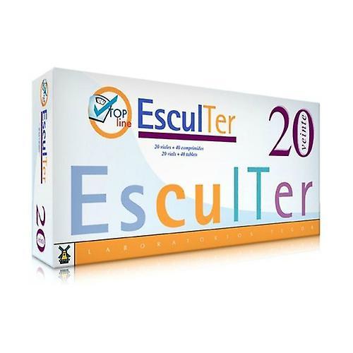 Tegor Sculpter No2 20 ampoules/ 40 pills on Productcaster.