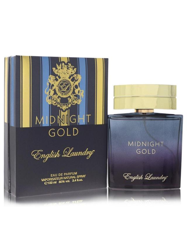 English Laundry Midnight Gold Eau de Parfum for Men 3.4 fl oz Gold and Blue 100 ml on Productcaster.