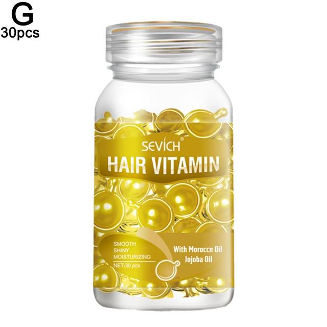 30PCS Vitamin Capsules, Vitamin Castor Oil Capsules for hair growth Gold on Productcaster.