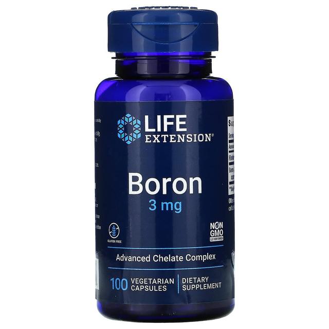 Life Extension, Boron, 3 mg, 100 Vegetarian Capsules on Productcaster.