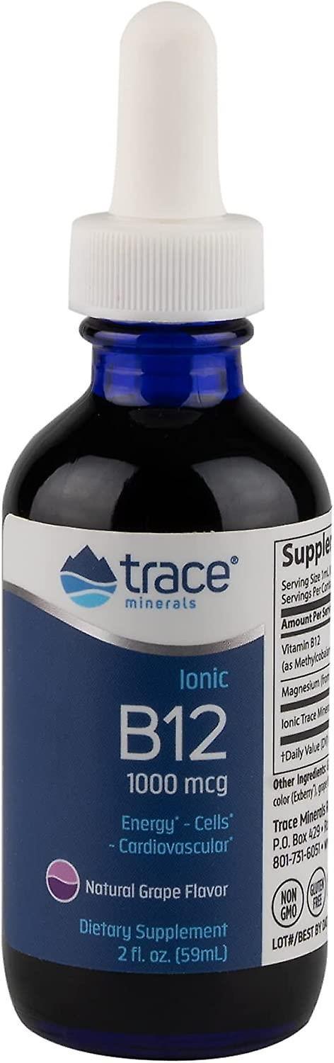 Trace Minerals Stopové minerály kvapalné iónové B12 (1 000 mcg) 2 oz on Productcaster.