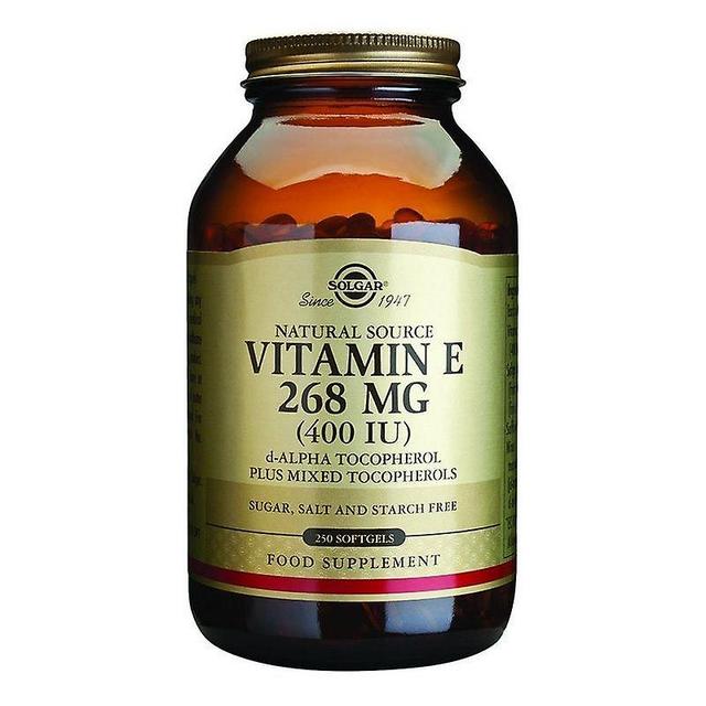 Solgar Vitamin E 268mg (400iu) Softgels 250 (12543620) on Productcaster.