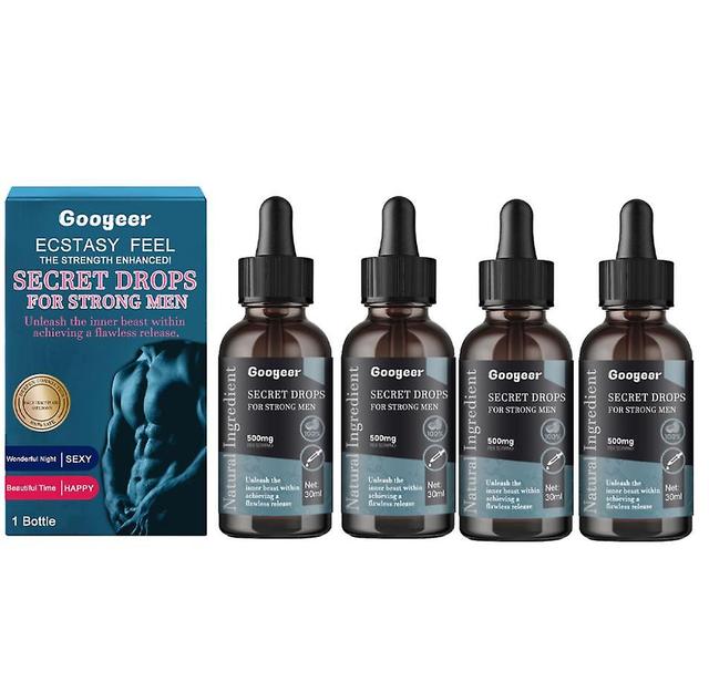 Googeer Secret Male Strength Drops lindrar ångest, slappnar av kropp och själ, ökar vitaliteten, kroppsstärkande droppar 4PCS on Productcaster.