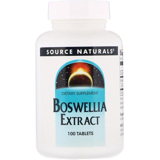 Source Naturals, Boswellia Extract, 100 Tablets on Productcaster.