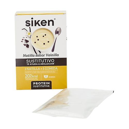 Siken Substitute Vanilla Custard 6 packets on Productcaster.