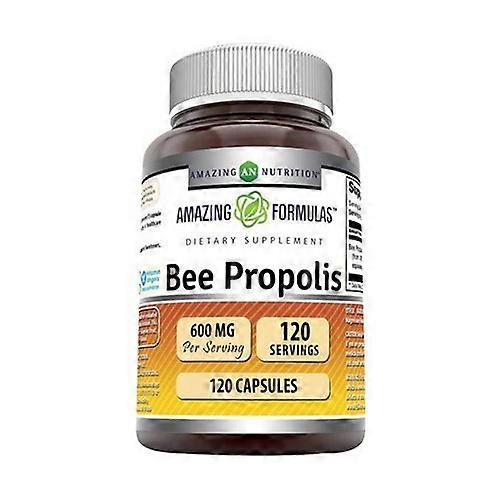 Amazing Nutrition Amazing Formulas Bee Propolis, 600 mg, 120 Caps (Pack of 1) on Productcaster.