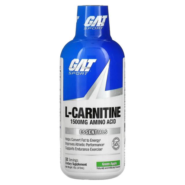 GAT, L-Carnitine, Amino Acid, Green Apple, 1,500 mg, 16 oz (473 ml) on Productcaster.