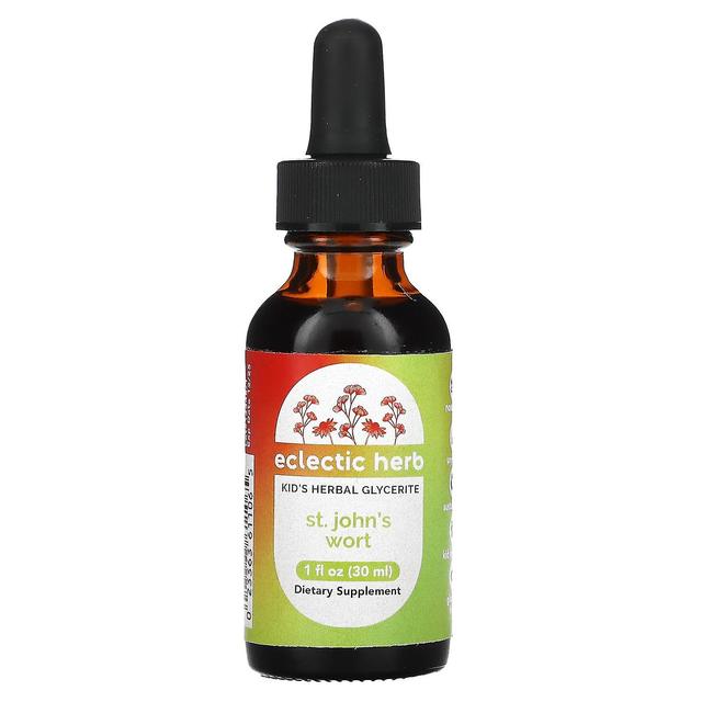 Eclectic Institute, Kids Herbal Glycerite, St. John's Wort, 1 fl oz (30 ml) on Productcaster.