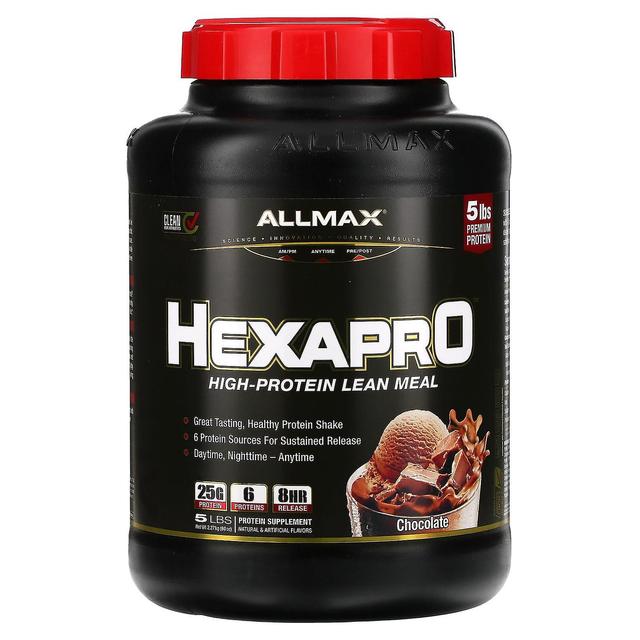 ALLMAX, Hexapro, Ultra-Premium 6-Protein-Mischung, Schokolade, 2,27 kg (5 lbs) on Productcaster.