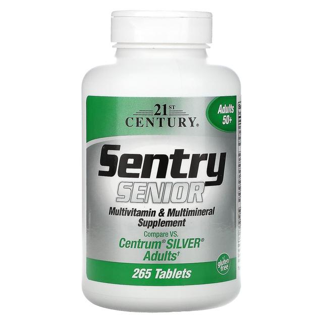 21st Century Século 21, Sentinela Sênior, Suplemento Multivitamínico e Multimineral, Adultos 50+, 265 Comprimidos on Productcaster.