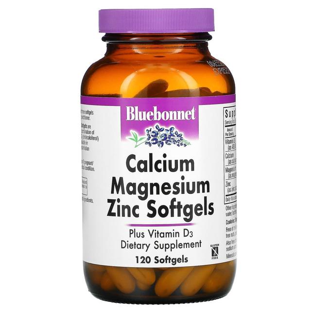 Bluebonnet Nutrition, Calcium Magnesium Zinc, 120 Softgels on Productcaster.