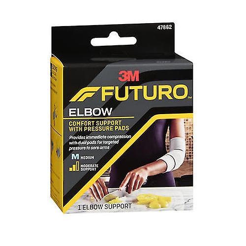 Futuro Elbow Comfort Support with Pressure Pads Moderate Support Medium, 1 Each (Pack of 1) on Productcaster.