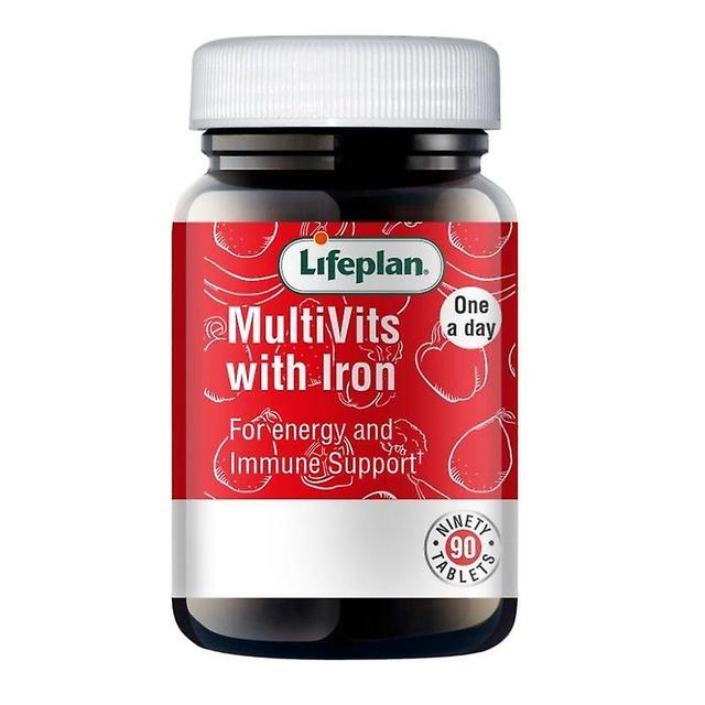 Life Plan Lifeplan Multivitamins with Iron Tabs 90 (FA0140) on Productcaster.