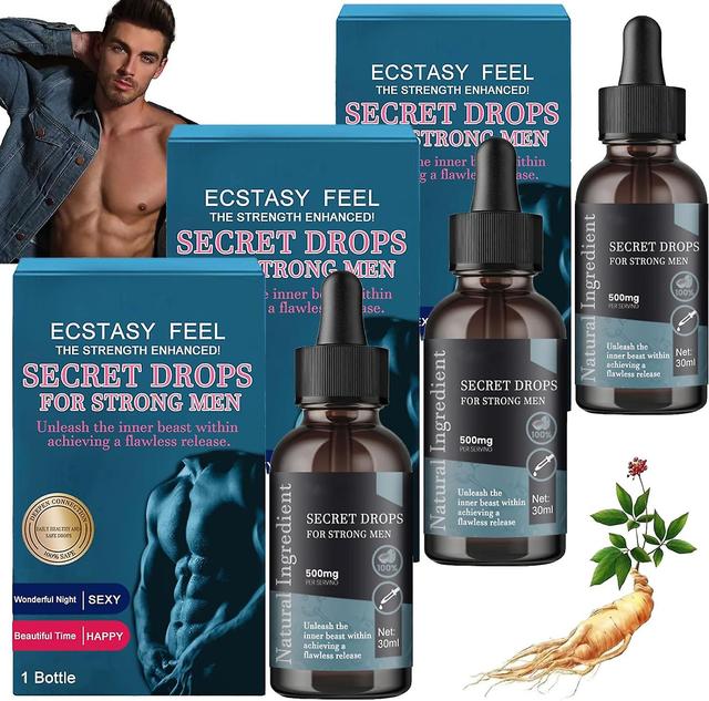 Mamusk Secret Drops For Strong Men, Secret Happy Drops For Strong Men,nhancing Sensitivity And Pleasure,secret Happy Drops 3 Pcs on Productcaster.