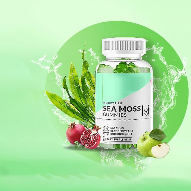 Żelki z wodorostów wegańskie - Superfood Wild Seaweed Gummies Witaminy do detoksykacji ketonowej, odporności i wsparcia tarczycy - mech irlandzki, ... on Productcaster.