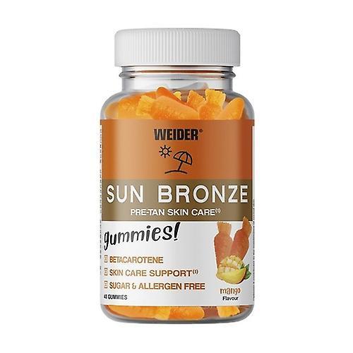 Weider Sun bronze gummies for tanning 40 Jelly beans on Productcaster.