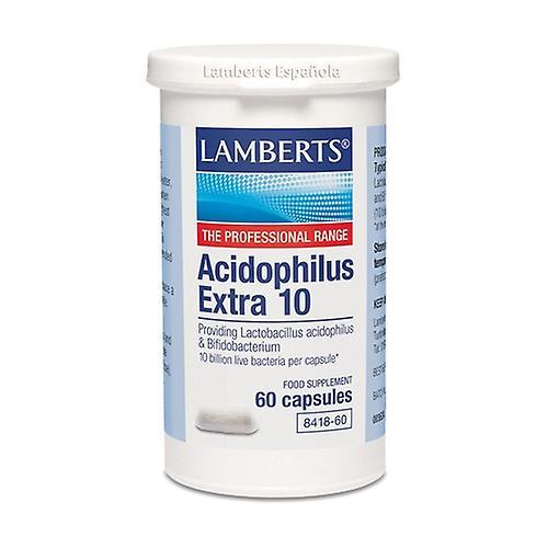 Lamberts Acidophilus extra 10 60 capsules on Productcaster.