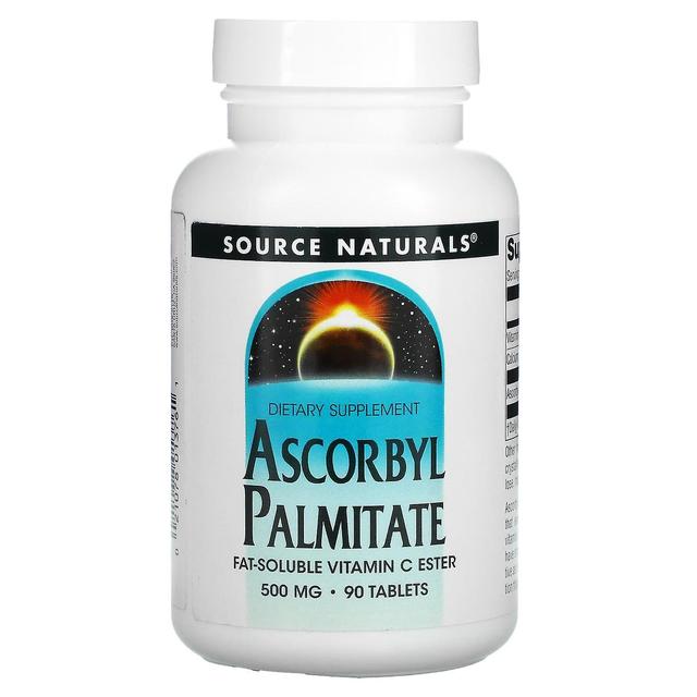 Source Naturals, Ascorbyl Palmitate, 500 mg, 90 Tablets on Productcaster.