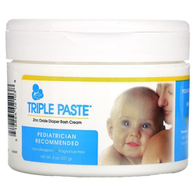 Triple Paste Kolminkertainen tahna, sinkkioksidivaippaihottumavoide, hajusteeton, 8 oz (227 g) on Productcaster.