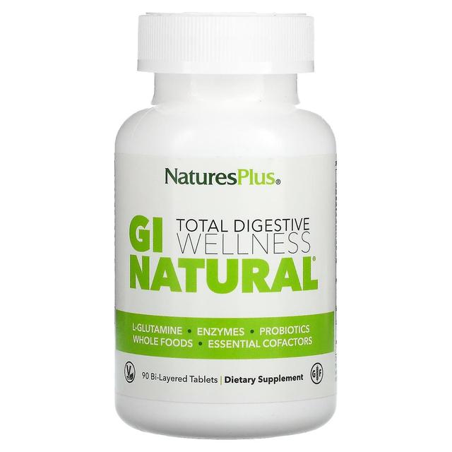 Nature's Plus NaturesPlus, Total Digestive Wellness, GI Natural, 90 Bi-Layered Tablets on Productcaster.