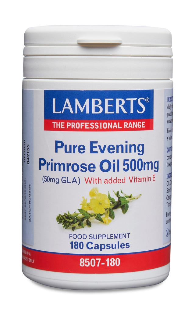 Lamberts čistý pupalkový olej 500mg 180's on Productcaster.