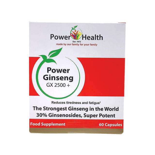 Power Health Power sundhed magt ginseng gx2500+ 30's on Productcaster.