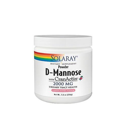 Solaray D-Mannose with CranActin, Lemon Berry 216 Grams (Pack of 2) on Productcaster.