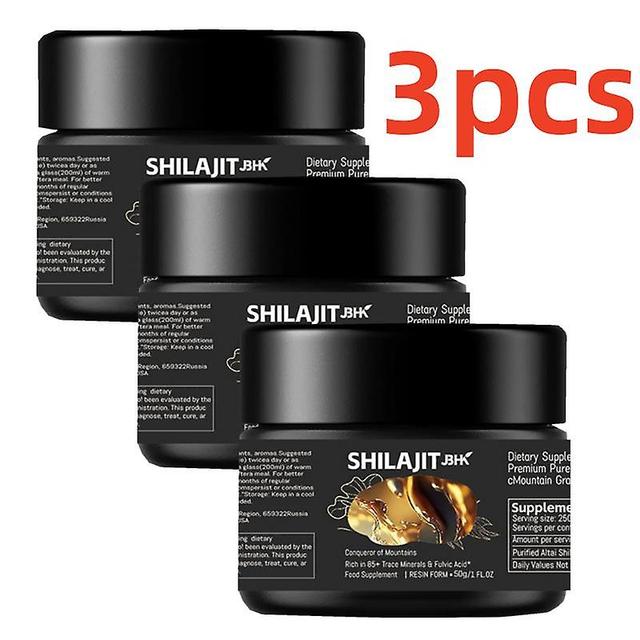 Čistý 100% himalájsky shilajit, mäkká živica, organická, extrémne silná, fulvová kyselina 3pcs on Productcaster.