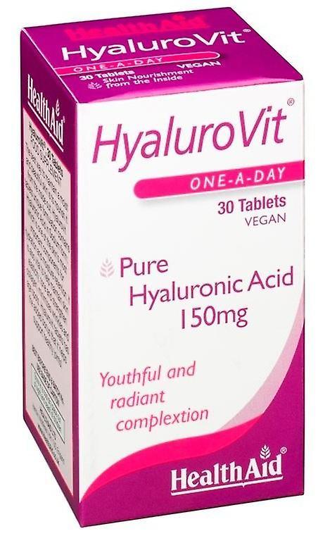 Health Aid HyaluroVit 30 Tablets 5019781012336 on Productcaster.