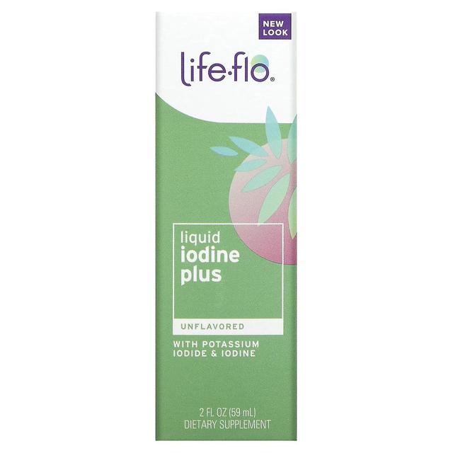 Life Flo Life-flo, Vloeibaar Jodium Plus, Met Kaliumjodide &jodium, Niet gearomatiseerd, 2 fl oz (59 ml) on Productcaster.