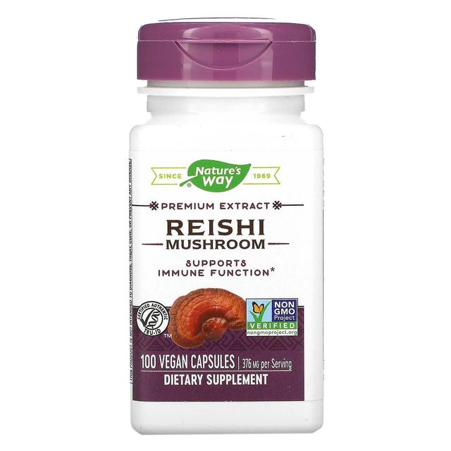 Nature's Way, Fungo Reishi, 188 mg, 100 Capsule Vegane on Productcaster.