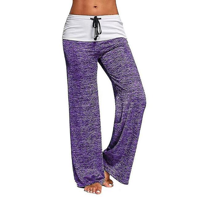 Women Patch String Pants Casual Loose Dry Pants Able Gym Sports Pilates Sweatpants on Productcaster.