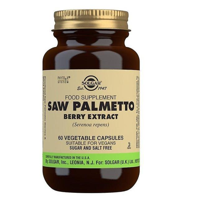 Solgar Saw Palmetto Berry Extract Vegicaps 60 (12537121) on Productcaster.