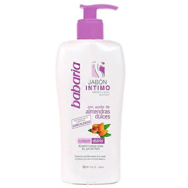 Babaria intimate hygiene soap with almond oil 300ml on Productcaster.