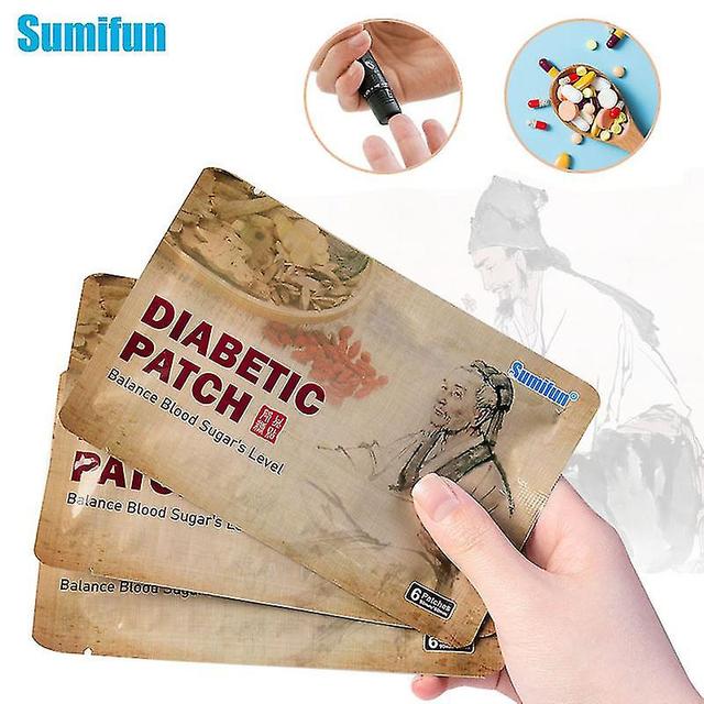 6/12/24/36pcs Estratto di erbe Patch diabetico Ipoglicemico Ridurre il contenuto di glucosio Stabilizza zucchero nel sangue Gesso medico K05101 6 p... on Productcaster.