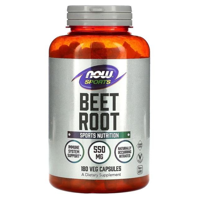 NOW Foods, Sports, Beet Root, 550 mg, 180 Veg Capsules on Productcaster.