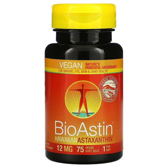 Nutrex Hawaii, BioAstin, 12 mg, 75 Veganske bløde geler on Productcaster.